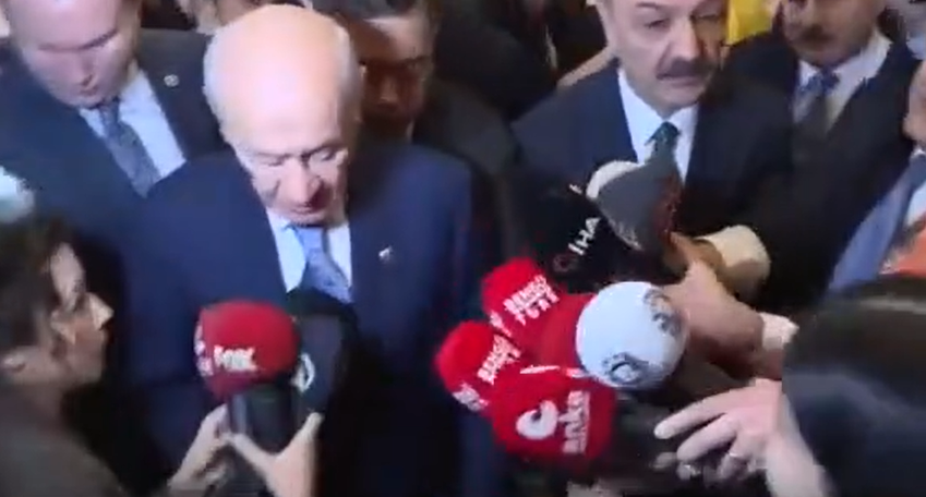 Sinan Ateş sorusu, MHP lideri Bahçeli