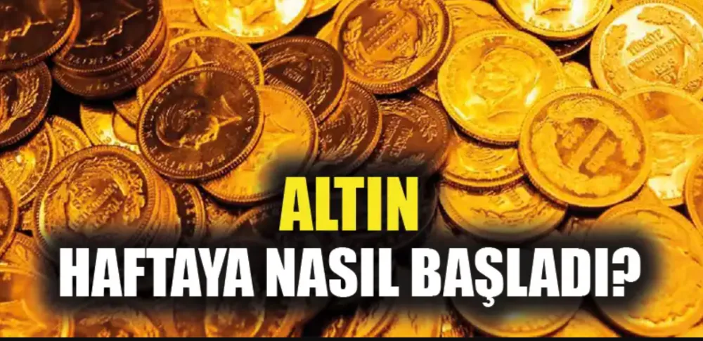 Altın yeni haftaya düşüşle başladı