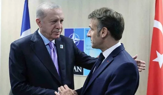 Cumhurbaşkanı Erdoğan, Fransa Cumhurbaşkanı Macron