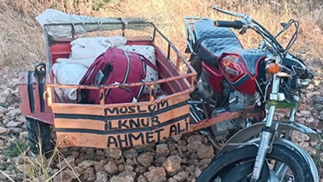 Devrilen sepetli motosikletteki 4