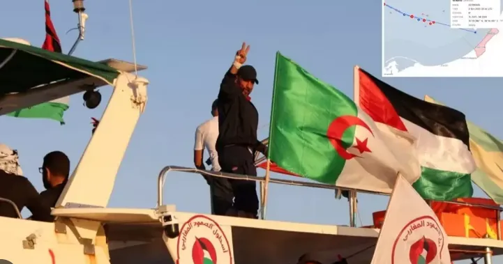 Sumud Filosu gemilerinden Mikeno, Gazze karasularına ulaştı