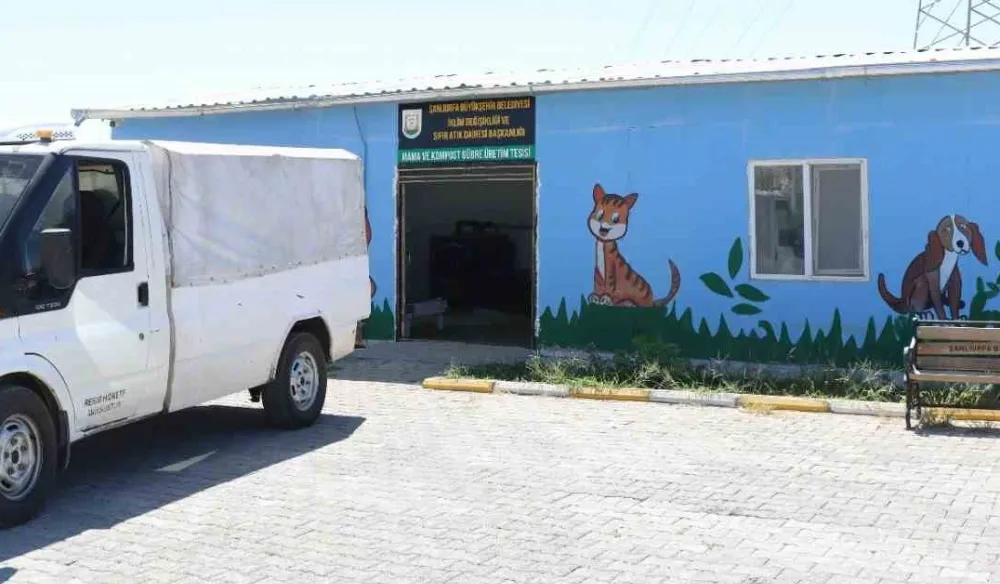 Şanlıurfa Büyükşehir Belediyesi, kent genelinde toplanan yemek atıkları, geri dönüşüme kazandırıyor