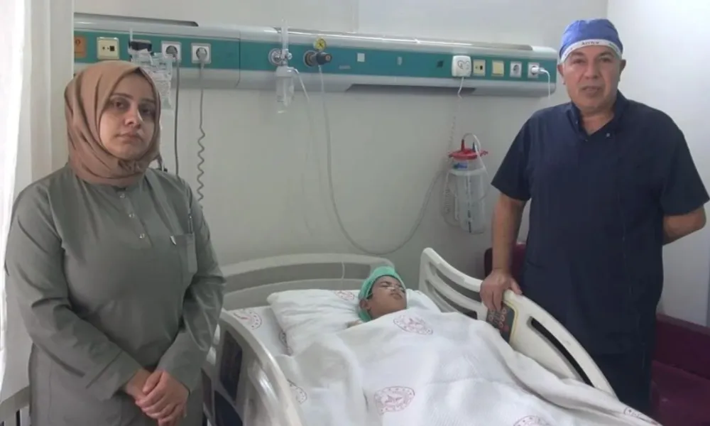 Suriye’de Akciğer Kisti patlayan çocuk Şanlıurfa’da sağlığına kavuştu!
