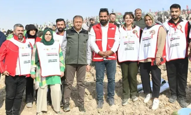 Şanlıurfa’da binlerce fidan toprakla buluştu