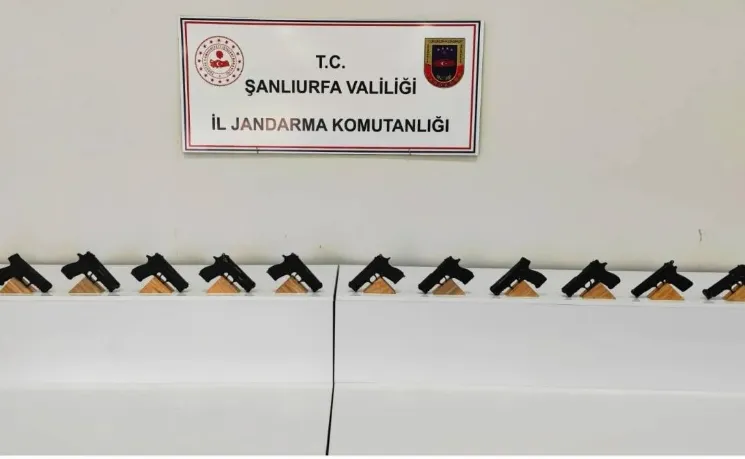 Şanlıurfa’da ruhsatsız silah operasyonu