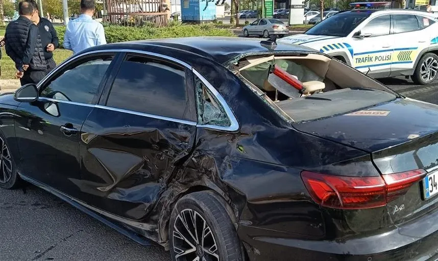 Şanlıurfa’da motosiklet ile otomobil çarpıştı