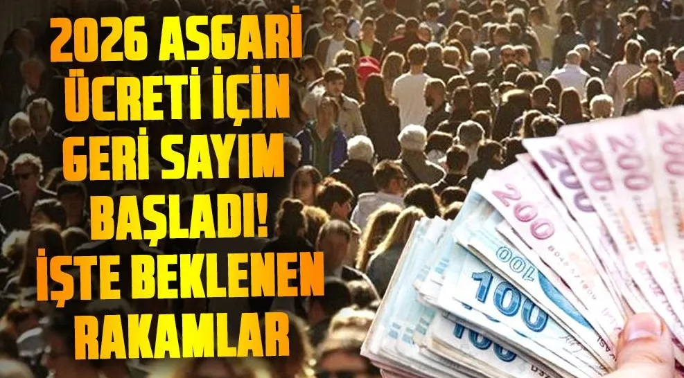 Asgari ücret için geri sayım başladı