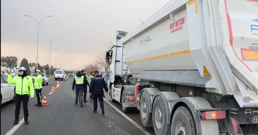 Şanlıurfa’da hafriyat ve beton mikserleri denetlendi