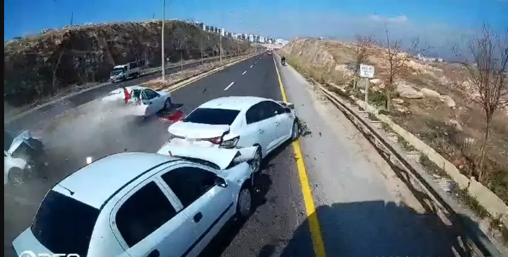Şanlıurfa’da zincirleme trafik kazası!