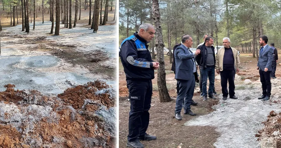 Şanlıurfa Atatürk Ormanı’na dökülen beton için inceleme başlatıldı