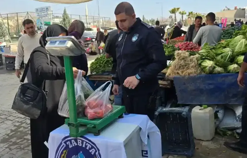 Şanlıurfa’da semt pazarlarında terazi ve fiyat denetimi