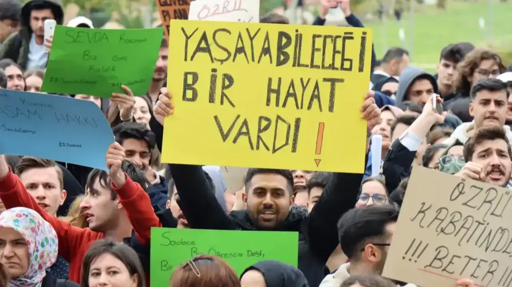 Şanlıurfa’da üniversite öğrencileri Sevda Özkaya için konuştu!