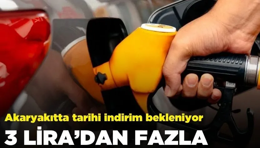 Akaryakıta Cumhuriyet tarihinin en büyük indirimi geliyor
