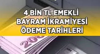 Emekli bayram ikramiyesinde tarih belli oldu!