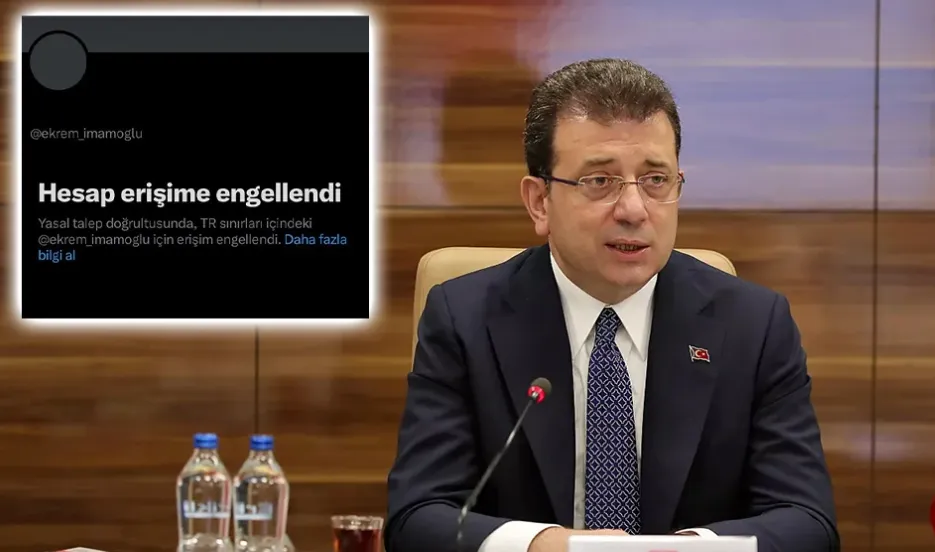 Ekrem İmamoğlu’nun X hesabına erişim engeli