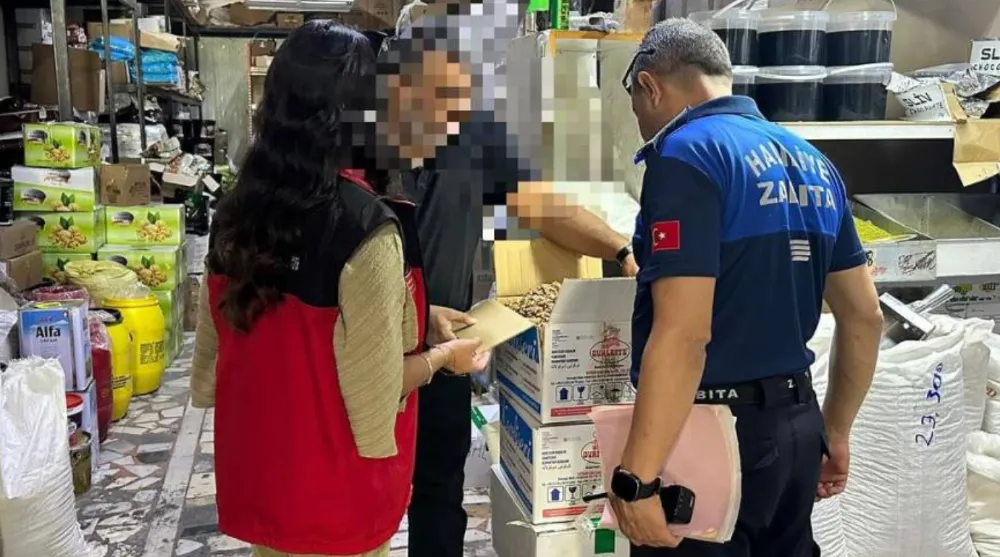45 kilo bozulmuş ceviz içi ele geçirildi
