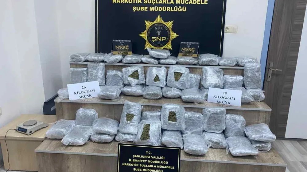 Şanlıurfa’da uyuşturucu operasyonu!