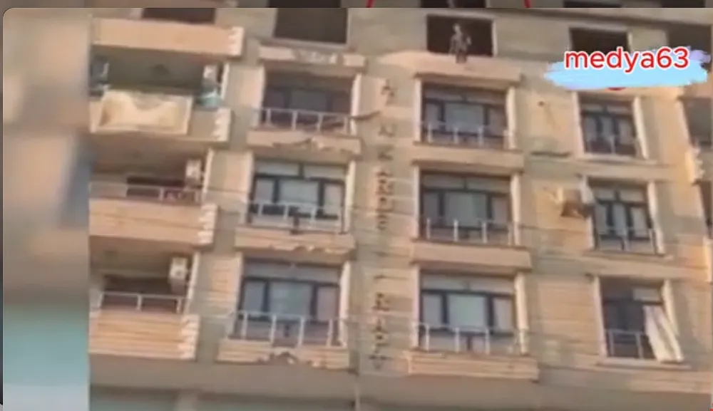 Şanlıurfa’nın Viranşehir ilçesinde bir kız balkondan düştü