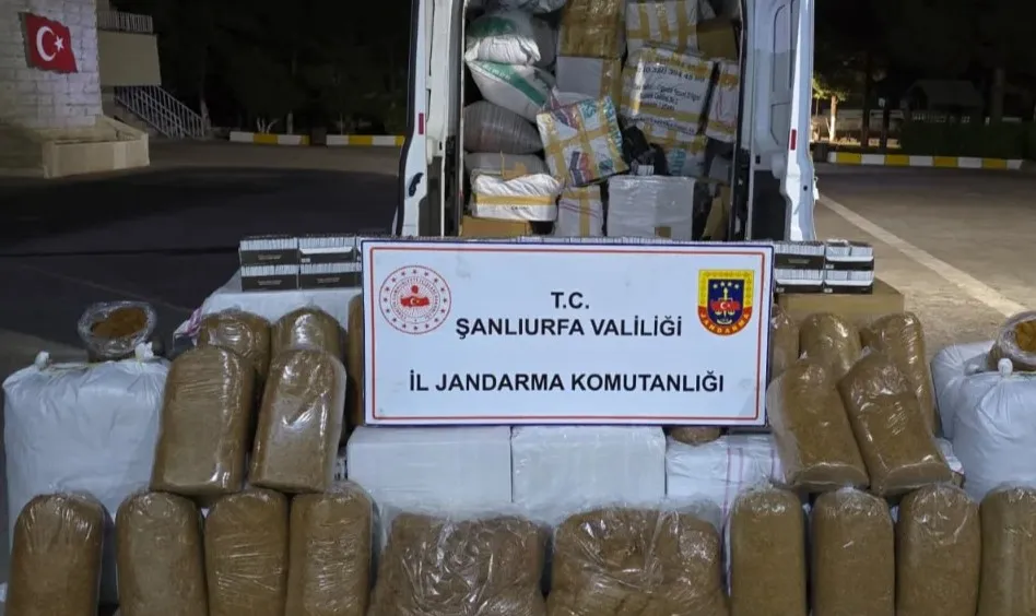 Şanlıurfa’da kaçak tütün ve alkol baskını!