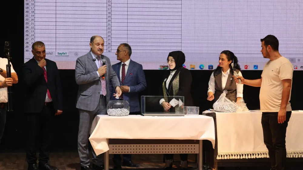 Şanlıurfa’da şeffaf kura dönemi sürüyor
