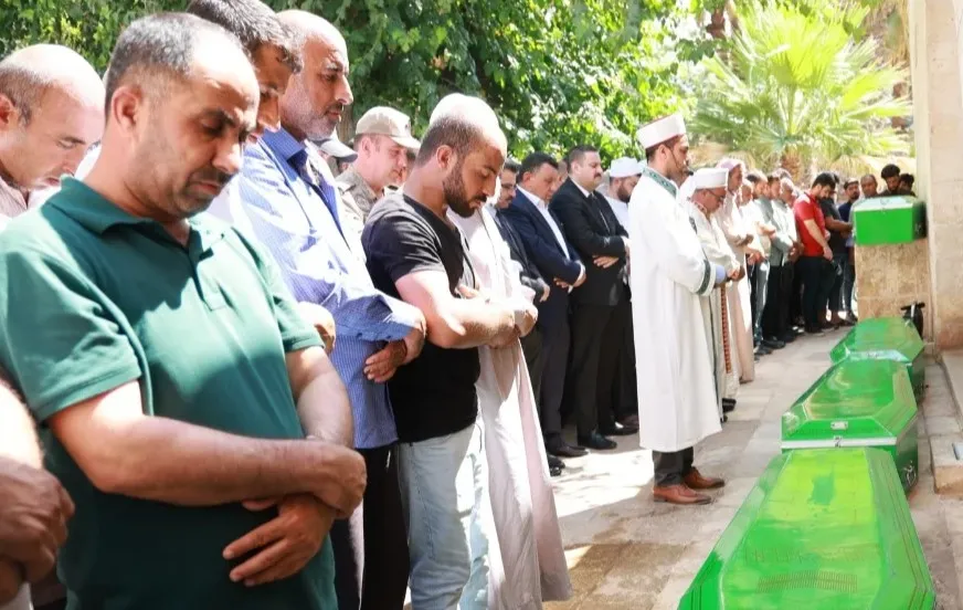 Sivas’ta kazada ölen 4 tarım işçisi Harran’da toprağa verildi