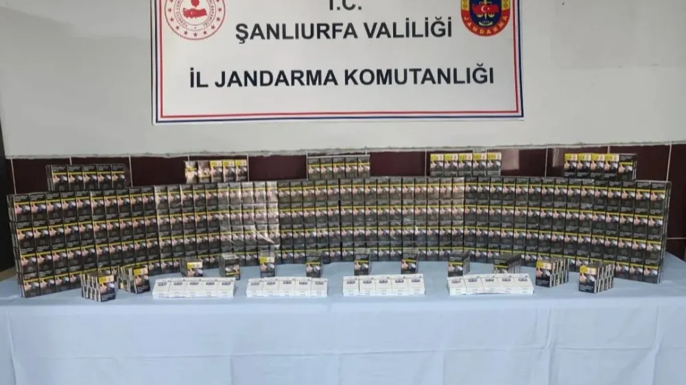 Viranşehir’de jandarmadan sigara kaçakçılığına darbe
