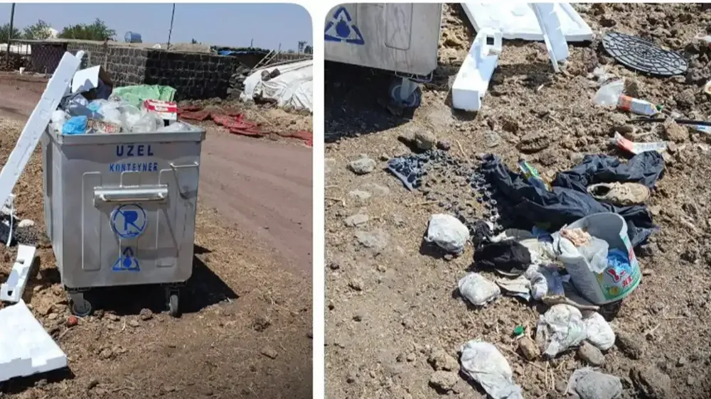 Tanal paylaştı! 20 gündür çöpler alınmamış